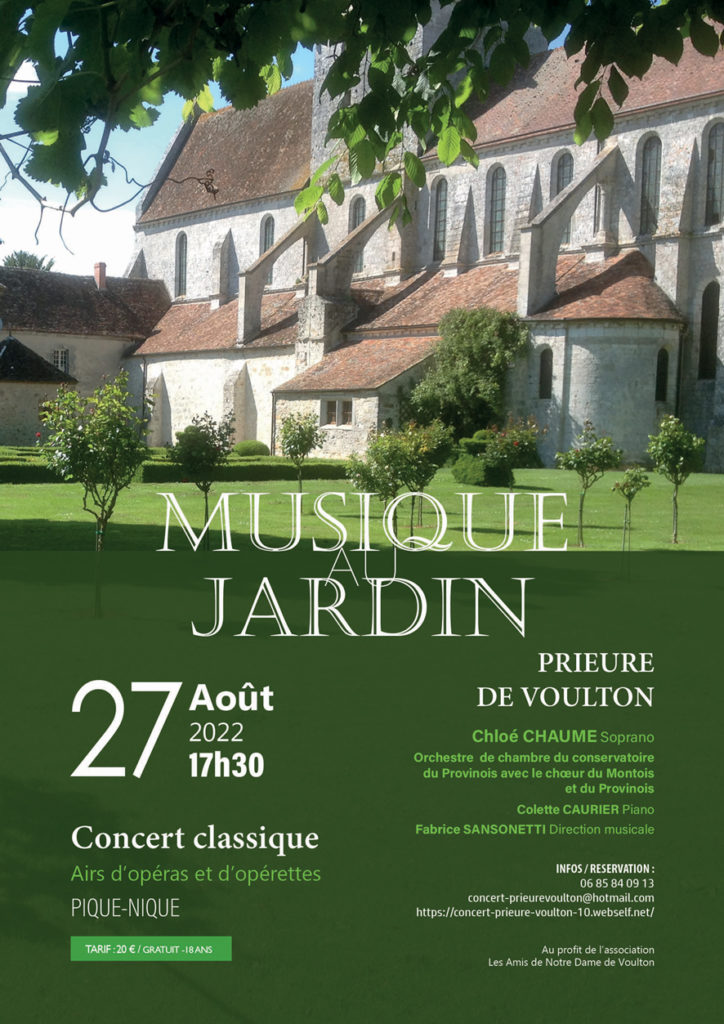 MUSIQUE AU JARDIN / VOULTON @ Prieuré de Voulton