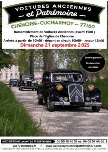 VOITURES ANCIENNES ET PATRIMOINE / Chenoise-Cucharmoy