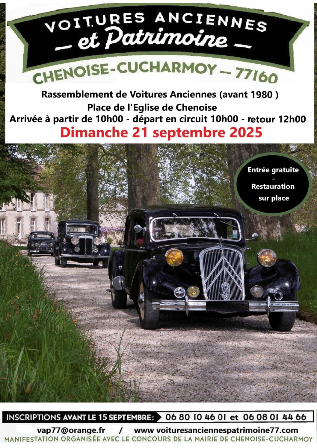 You are currently viewing VOITURES ANCIENNES ET PATRIMOINE / Chenoise-Cucharmoy