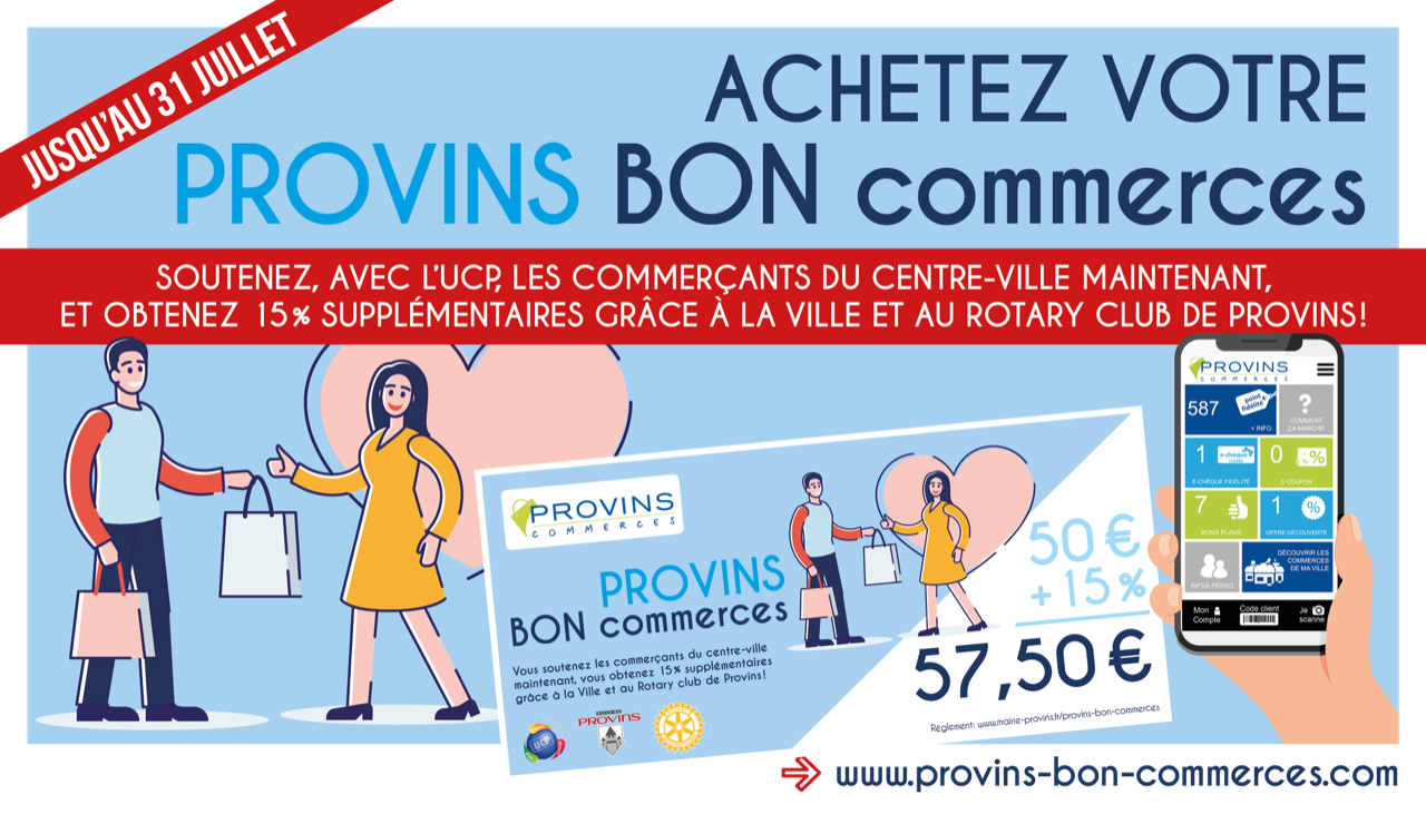 Lire la suite à propos de l’article Soutenir les commerçants de Provins avec Provins Bon Commerce