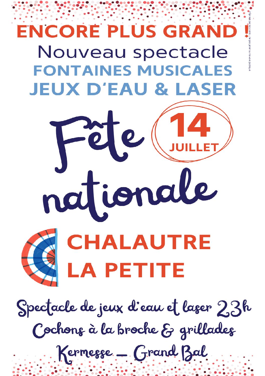 You are currently viewing FETE NATIONALE / Chalautre-la-Petite