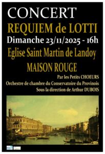 CONCERT REQUIEM DE LOTTI / Maison Rouge