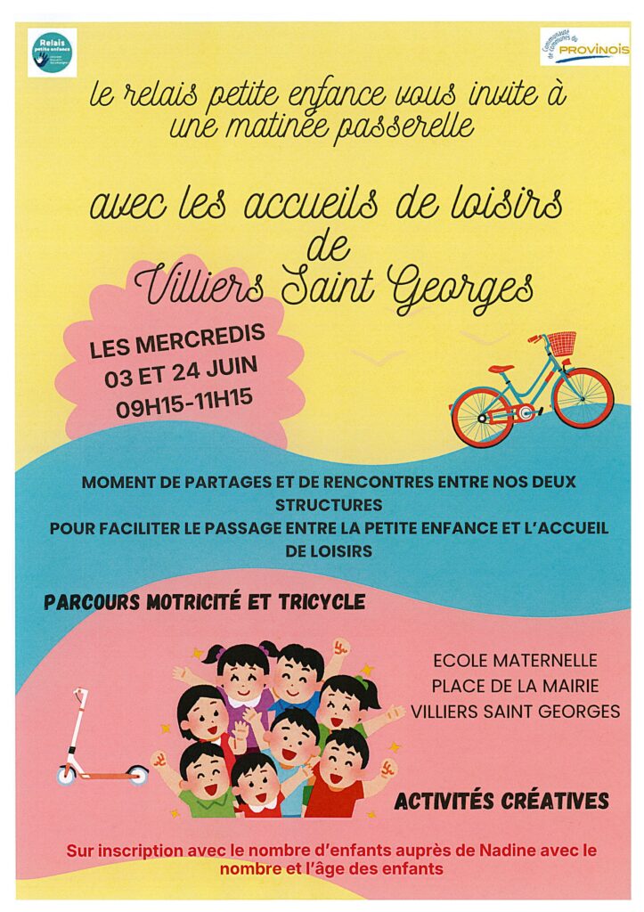 MATINEE PASSERELLE ALSH / Villiers-Saint-Georges